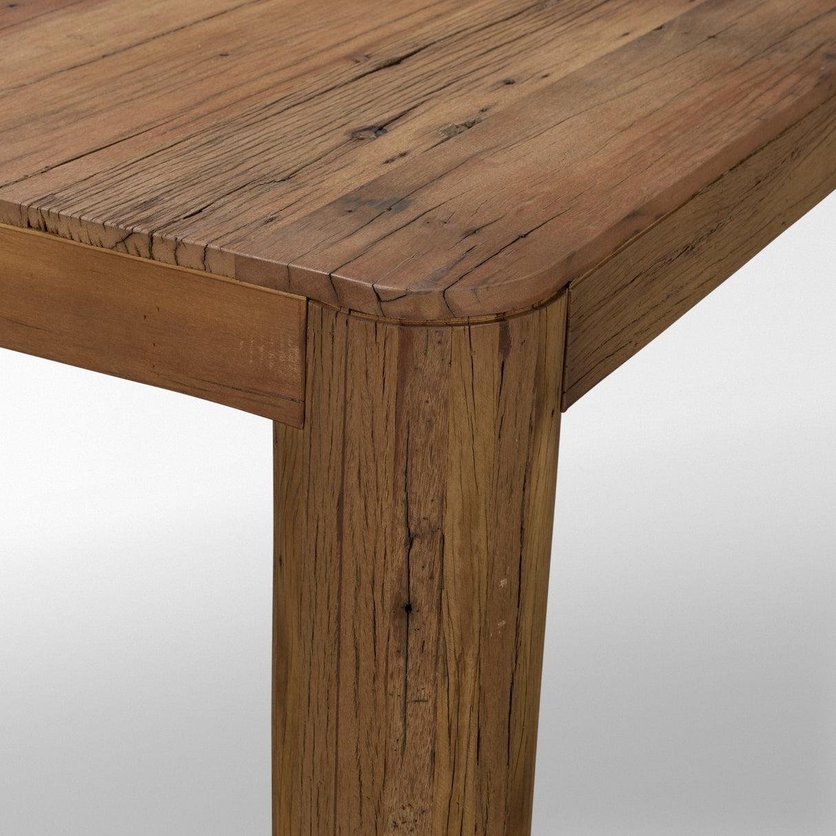 Hewitt 94" Rectangular Smooth Reclaimed Wood Dining Table by Mercana at Eve Furniture