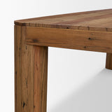 Hewitt 94" Rectangular Smooth Reclaimed Wood Dining Table by Mercana at Eve Furniture