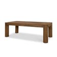 Hewitt 94" Rectangular Smooth Reclaimed Wood Dining Table by Mercana at Eve Furniture