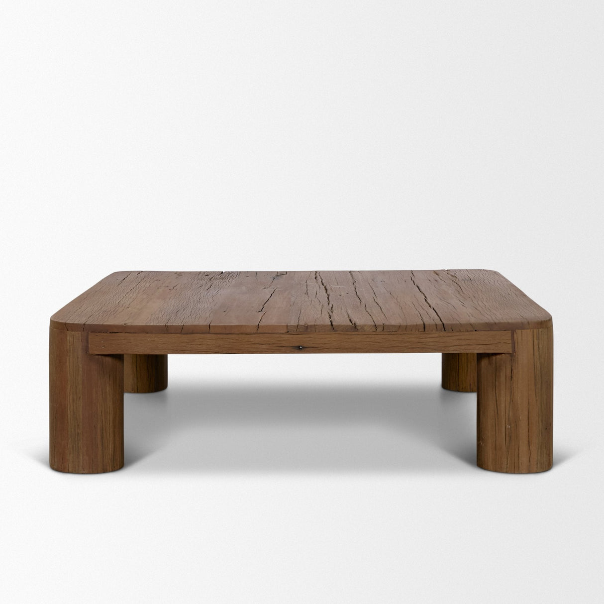 Hewitt Square Smooth Reclaimed Wood Coffee Table by Mercana at Eve Furniture