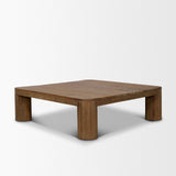 Hewitt Square Smooth Reclaimed Wood Coffee Table by Mercana at Eve Furniture