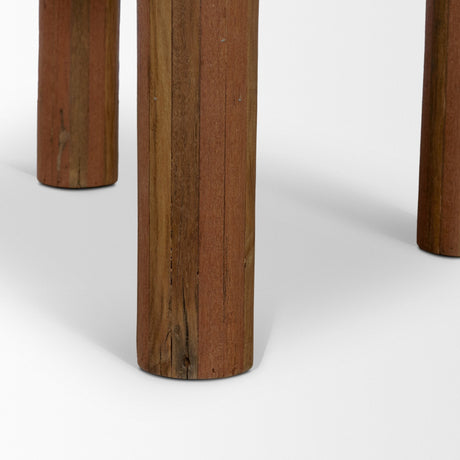 Hewitt Square Smooth Reclaimed Wood Side Table by Mercana at Eve Furniture