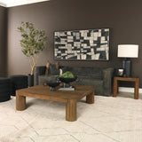 Hewitt Square Smooth Reclaimed Wood Side Table by Mercana at Eve Furniture
