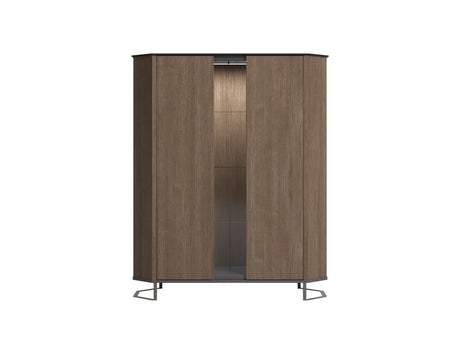 Hexagon 2-Door Display Cabinet by ESF Furniture at Eve Furniture