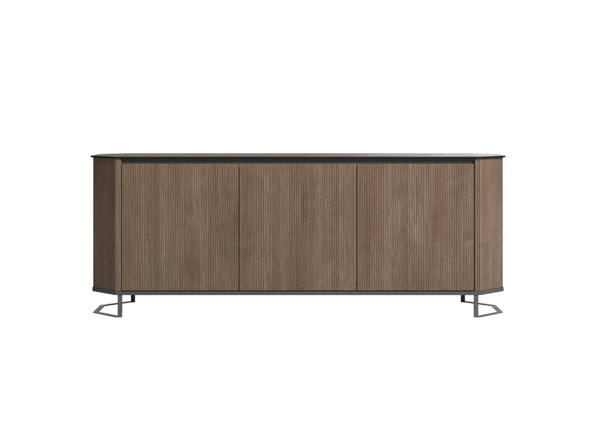 Hexagon 3-Door Buffet by ESF Furniture at Eve Furniture