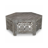 Hexagon Coffee Table by Classic Home at Eve Furniture