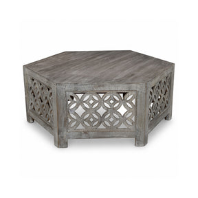 Hexagon Coffee Table by Classic Home at Eve Furniture
