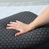 HexCurve Black King Pillow by Malouf at Eve Furniture