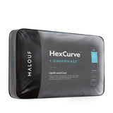 HexCurve Black Queen Pillow by Malouf at Eve Furniture