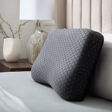 HexCurve Black Queen Pillow by Malouf at Eve Furniture