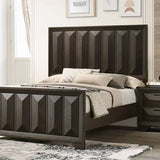 Hexham Espresso 4-Piece Queen Bedroom Set by Furniture of America at Eve Furniture
