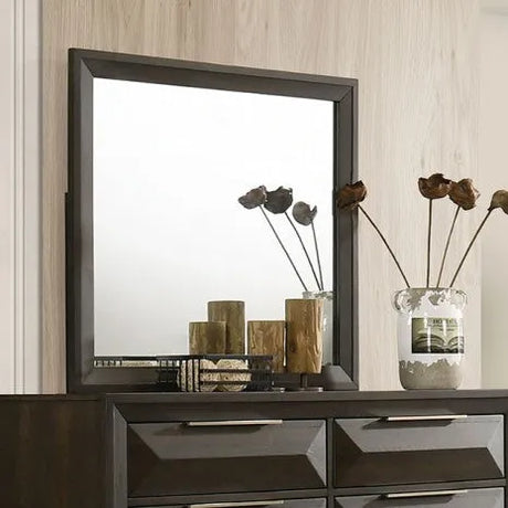 Hexham Espresso 5-Piece Queen Bedroom Set by Furniture of America at Eve Furniture