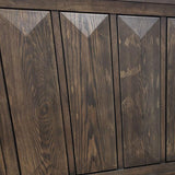 Hexham Espresso King Panel Bed by Furniture of America at Eve Furniture
