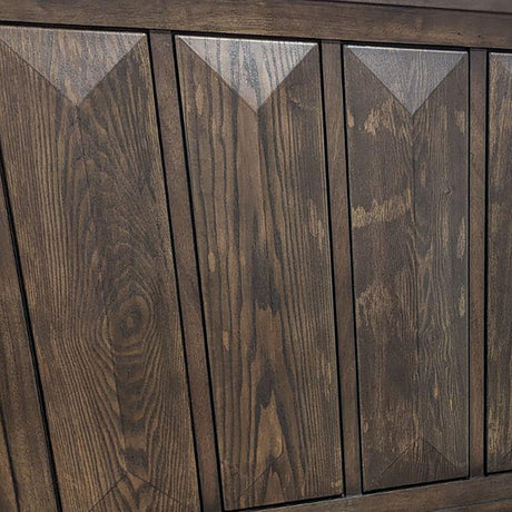 Hexham Espresso King Panel Bed by Furniture of America at Eve Furniture