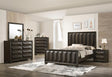 Hexham Espresso Queen Panel Bed by Furniture of America at Eve Furniture