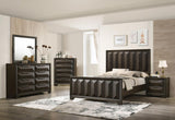 Hexham Espresso Queen Panel Bed by Furniture of America at Eve Furniture