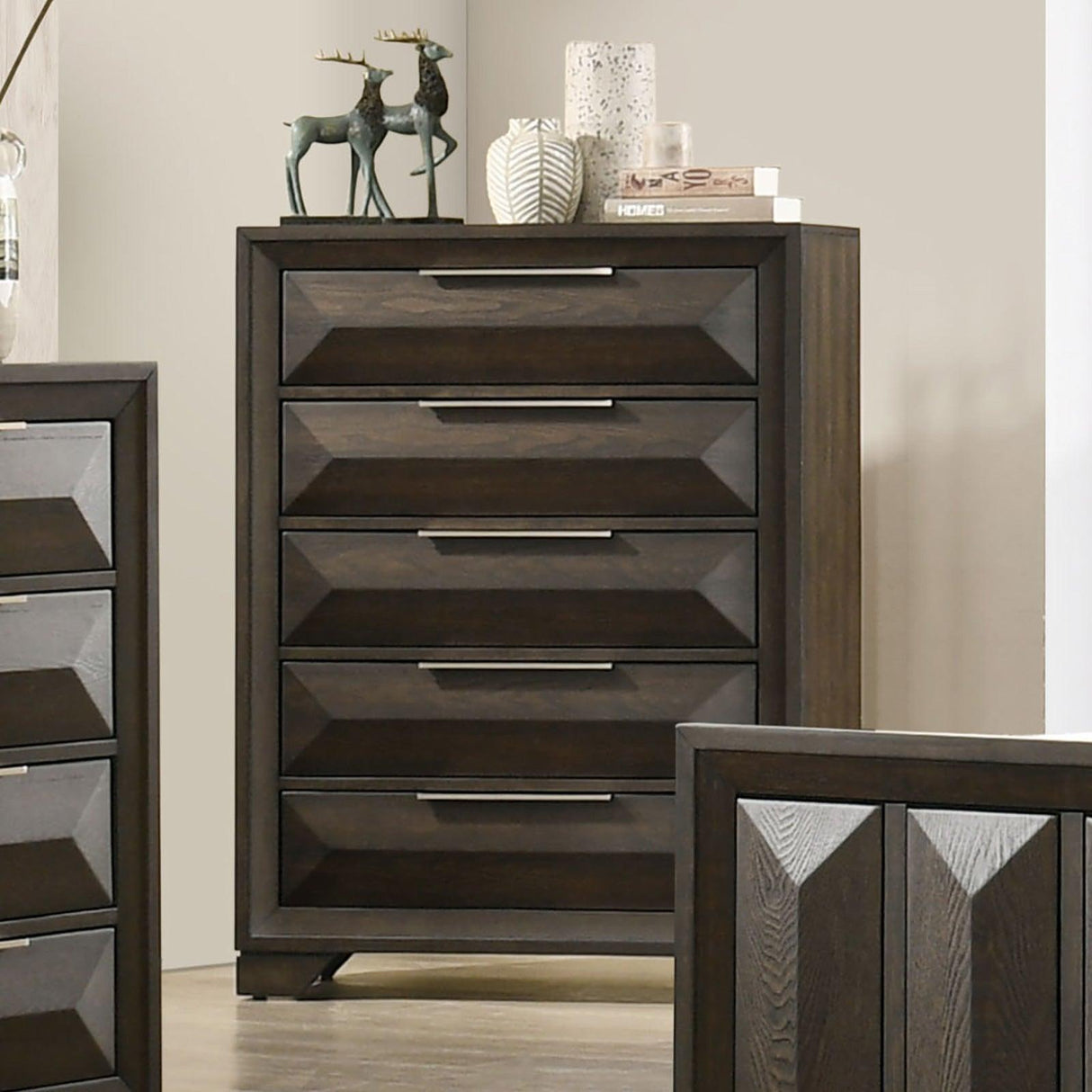 Hexham Espresso Chest by Furniture of America at Eve Furniture