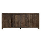 Hickory Ridge Brown Four-Door Sideboard by Crestview at Eve Furniture
