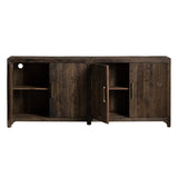 Hickory Ridge Brown Four-Door Sideboard by Crestview at Eve Furniture