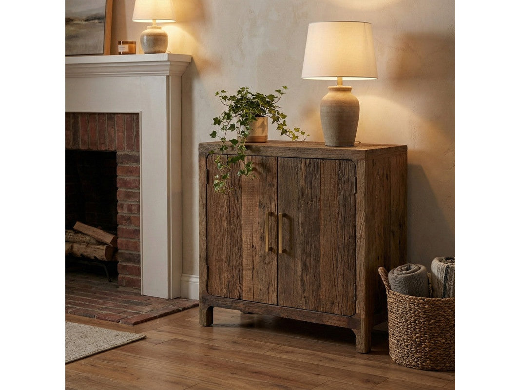 Hickory Ridge Brown Two Door Cabinet by Crestview at Eve Furniture