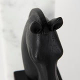 Hidalgo (Set of 2) 14L x 3W Black Majestic Horse Bookends by Mercana at Eve Furniture