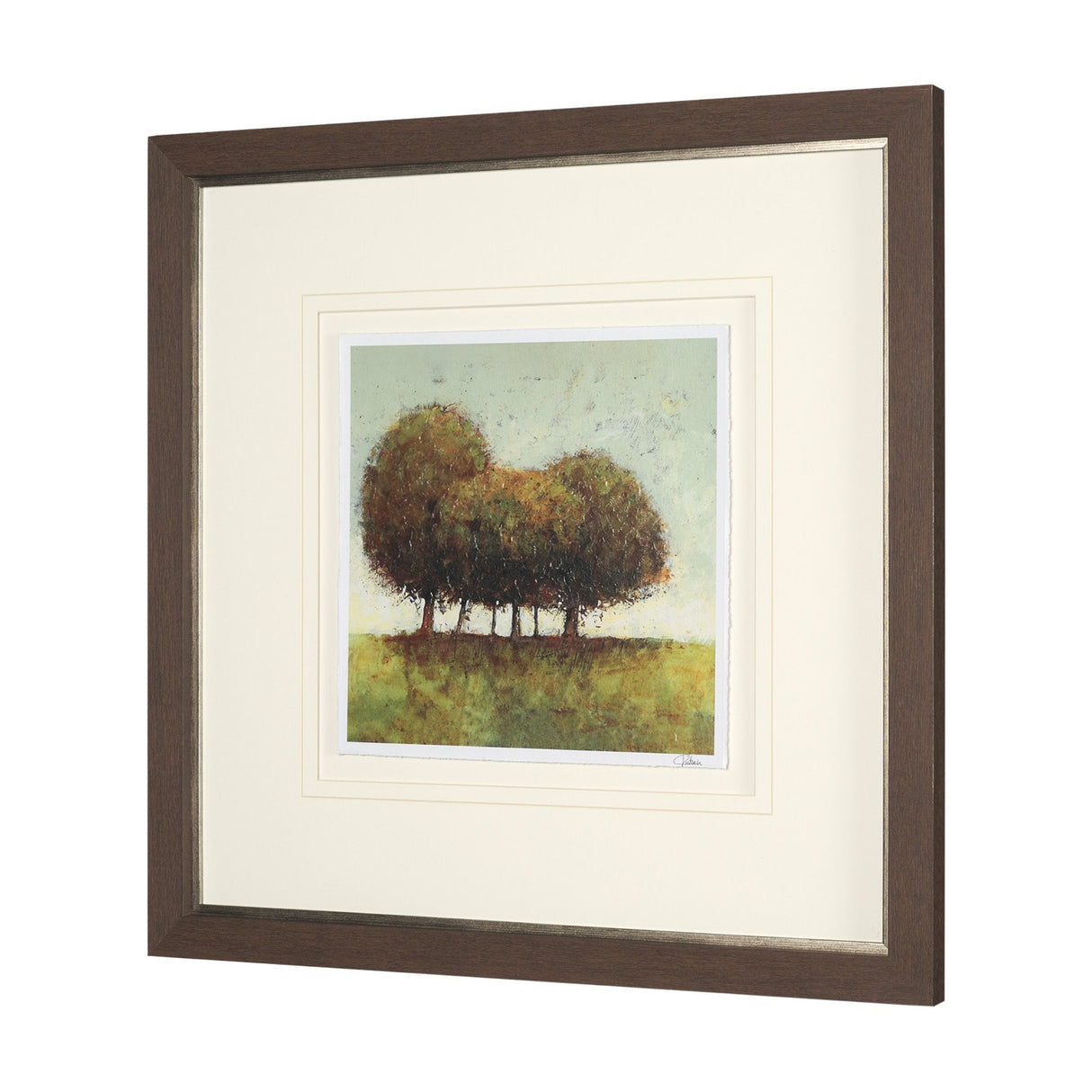 Hidden Grove I by Mercana Studio Hand Embelished Textured Framed Artwork Matted under Glass by Mercana at Eve Furniture