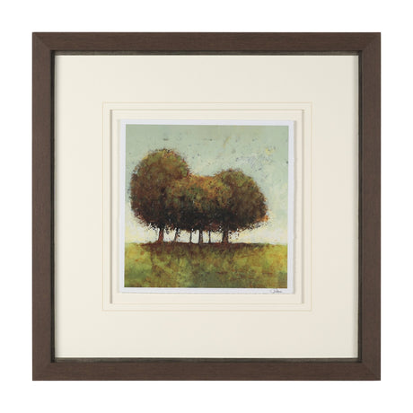 Hidden Grove I by Mercana Studio Hand Embelished Textured Framed Artwork Matted under Glass by Mercana at Eve Furniture