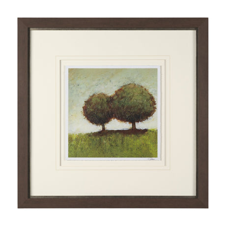 Hidden Grove II by Mercana Studio Hand Embelished Textured Framed Artwork Matted under Glass by Mercana at Eve Furniture
