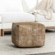 Hide Multicolor Pouf by Classic Home at Eve Furniture
