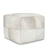 Hide White Pouf by Classic Home at Eve Furniture