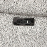 Hieronimus Light Gray Power Reclining Sectional by Furniture of America at Eve Furniture