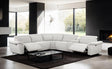 Hieronimus Light Gray Power Reclining Sectional by Furniture of America at Eve Furniture