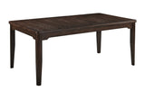 Higgins Dark Oak Dining Table by Crown Mark at Eve Furniture