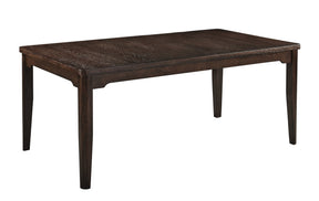 Higgins Dark Oak Dining Table by Crown Mark at Eve Furniture