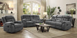 Higgins Gray 3-Piece Upholstered Tufted Living Room Set by Coaster at Eve Furniture