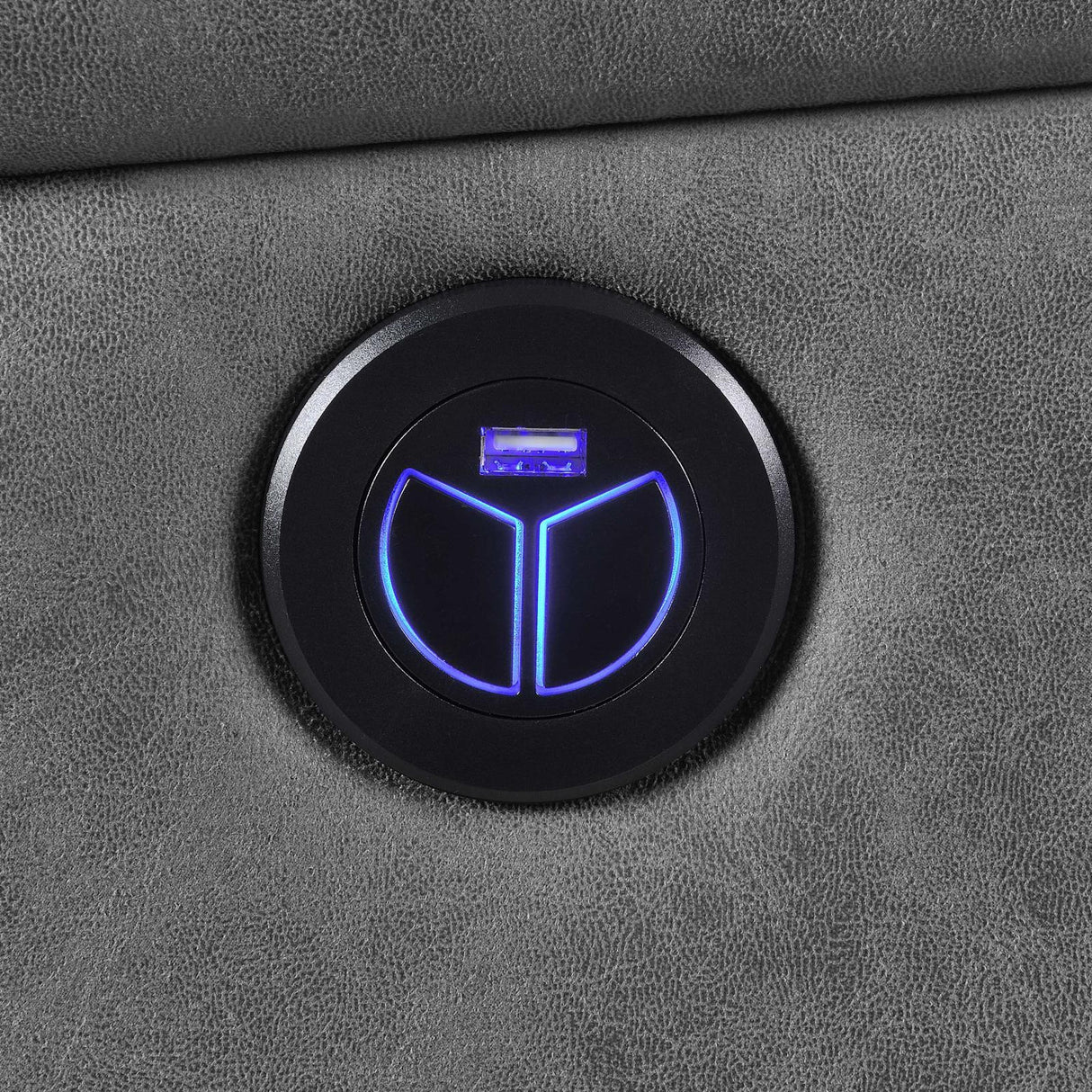 Higgins Gray 4-Piece Upholstered Power Sectional by Coaster at Eve Furniture