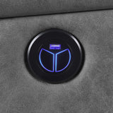 Higgins Gray 4-Piece Upholstered Power Sectional by Coaster at Eve Furniture