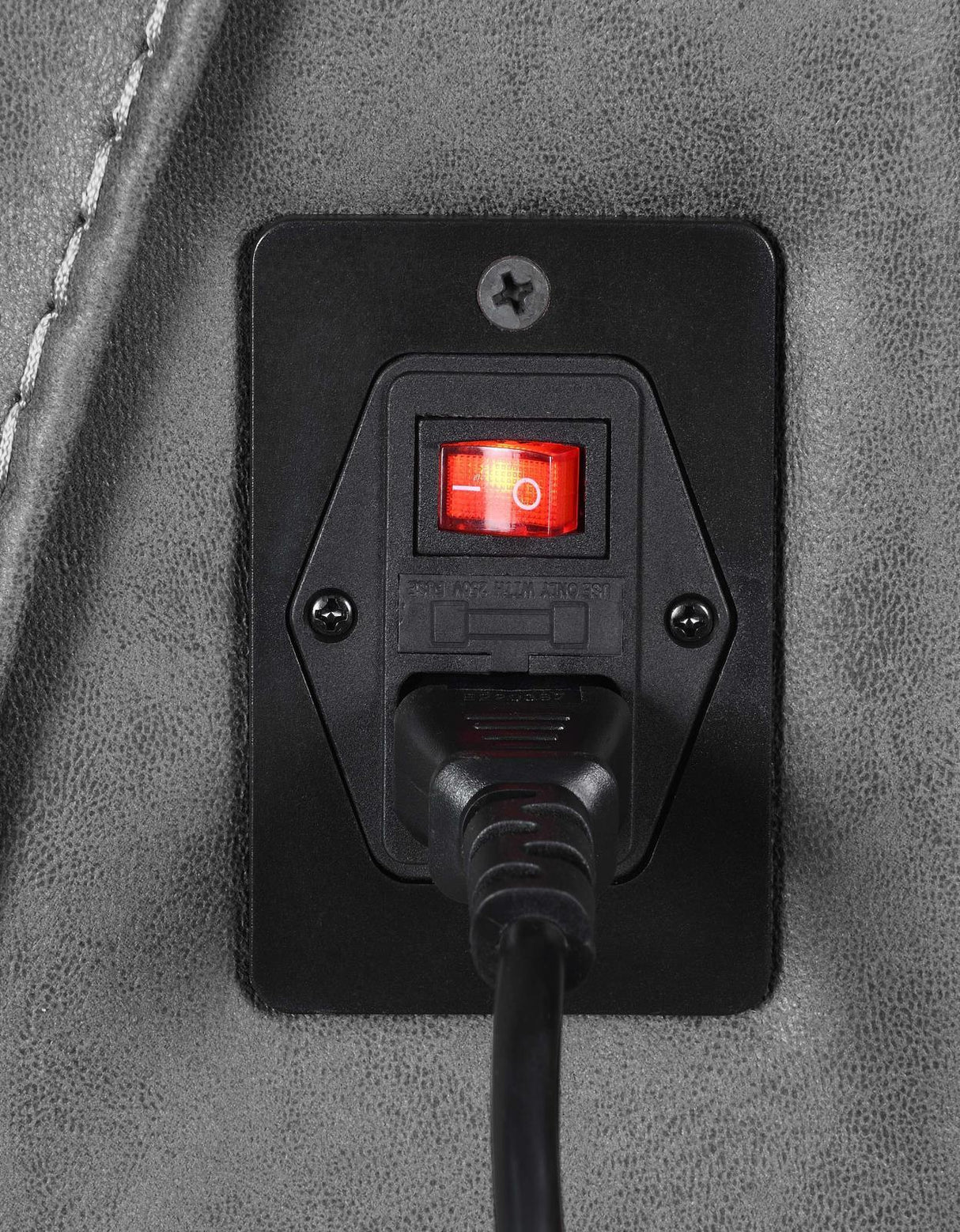 Higgins Gray 4-Piece Upholstered Power Sectional by Coaster at Eve Furniture