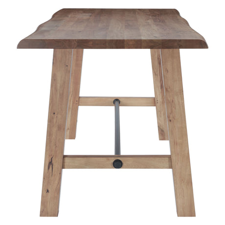 High Country 87" Bar Table in Natural Acacia by Home Trends & Design at Eve Furniture