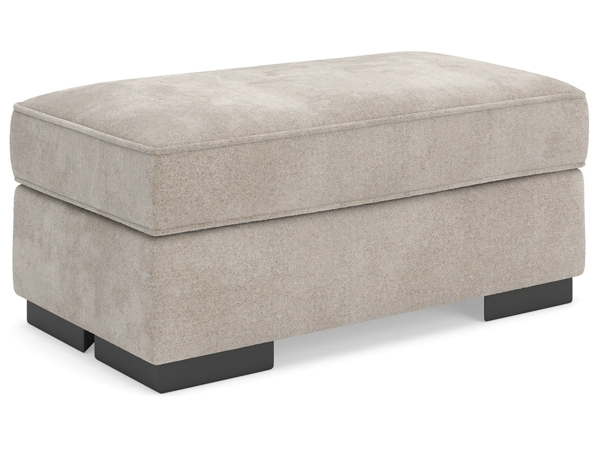 High Profile Taupe Ottoman