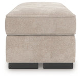 High Profile Taupe Ottoman