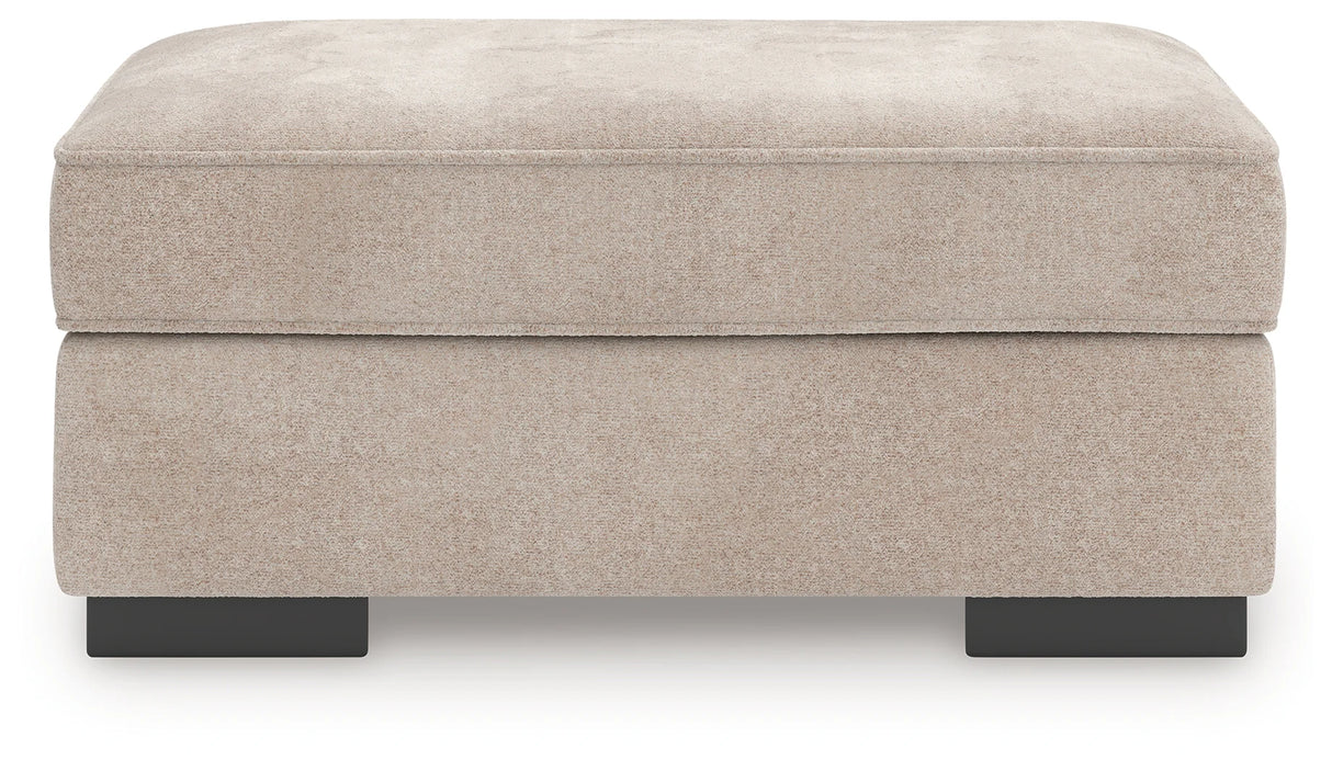 High Profile Taupe Ottoman