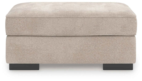 High Profile Taupe Ottoman by Ashley at Eve Furniture