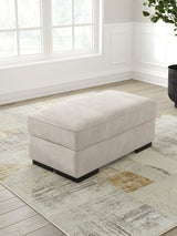 High Profile Taupe Ottoman