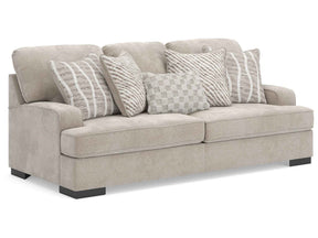 High Profile Taupe Sofa by Ashley at Eve Furniture