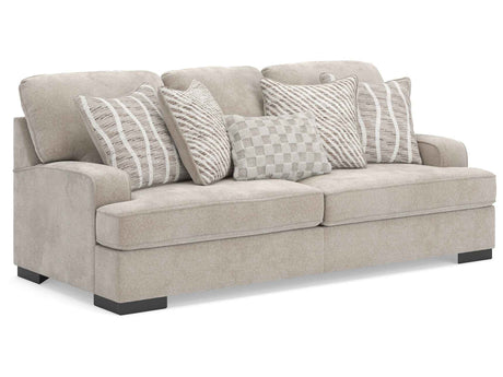 High Profile Taupe Sofa by Ashley at Eve Furniture