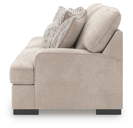 High Profile Taupe Sofa by Ashley at Eve Furniture
