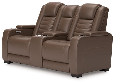 [Hot Buy] High Impact Tobacco Power Reclining Loveseat by Ashley at Eve Furniture