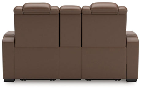 [Hot Buy] High Impact Tobacco Power Reclining Loveseat by Ashley at Eve Furniture