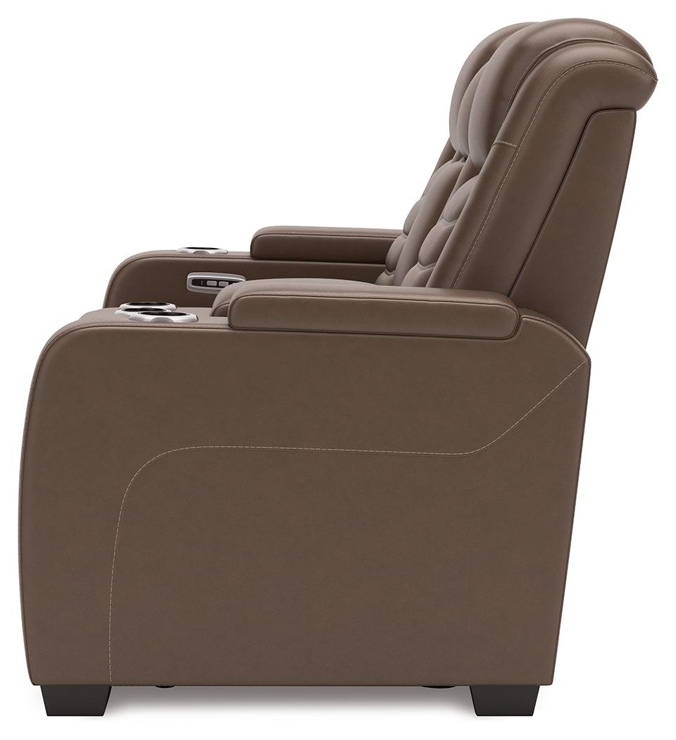 [Hot Buy] High Impact Tobacco Power Reclining Loveseat by Ashley at Eve Furniture